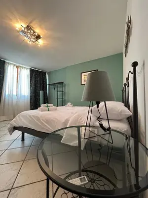 Letto o letti in una camera di Casa Mia nel cuore di Napoli