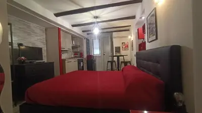 Letto o letti in una camera di La Casa di Leo