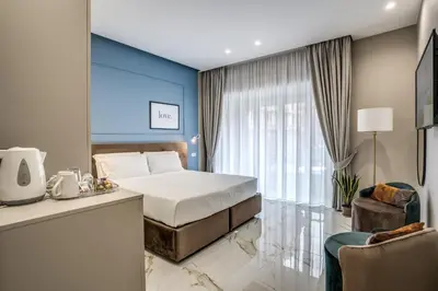Letto o letti in una camera di The Oasis