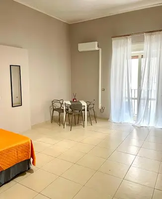Letto o letti in una camera di Bellebbuono a Casa
