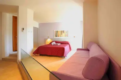 Letto o letti in una camera di Penthouse LeDome35 in the city center