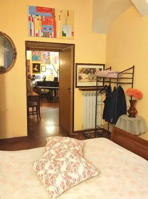 Letto o letti in una camera di Casa d'artista