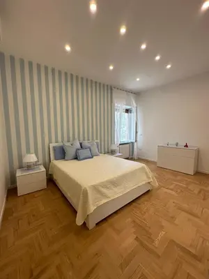 Letto o letti in una camera di Casa Tramontano