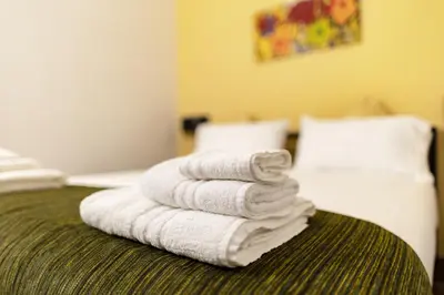 Letto o letti in una camera di Sebeto di Porto
