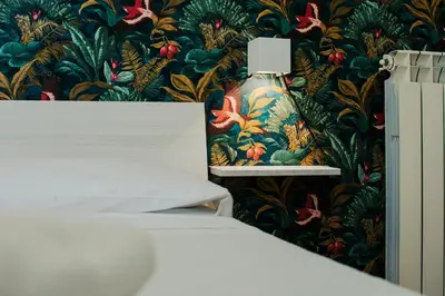 Letto o letti in una camera di Panoramic centre in Naples