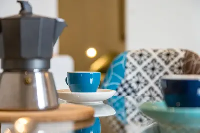 Set per la preparazione di tè e caffè presso Corte Belvedere