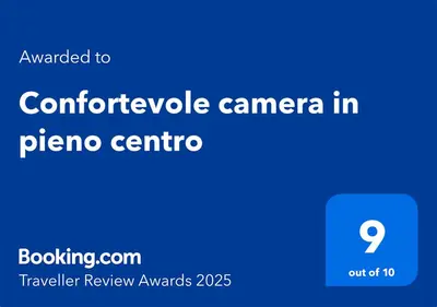 Certificato, attestato, insegna o altro documento esposto da Confortevole camera in pieno centro