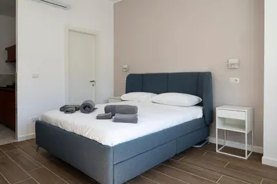 Letto o letti in una camera di Dimora Trecuori