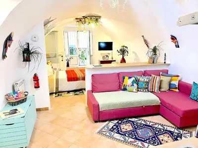 Area soggiorno di Apartment Napoli