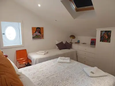Letto o letti in una camera di Penthouse Ventaglieri with Panoramic Terrace