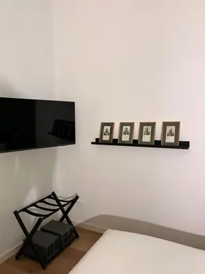 TV o dispositivi per l'intrattenimento presso La casa di Nelly Boutique Apartment Napoli