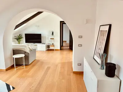 TV o dispositivi per l'intrattenimento presso Unonoveuno Luxury Apartment