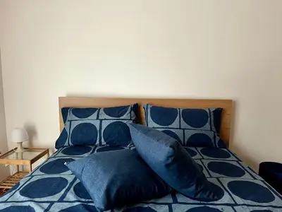 Letto o letti in una camera di Mergellina Ludopà