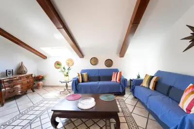 Area soggiorno di Casa Raffaela with Terrace by Wonderful Italy