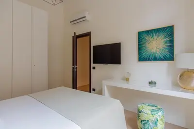TV o dispositivi per l'intrattenimento presso La Fontana luxury House By Dimorra
