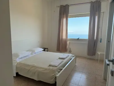 Letto o letti in una camera di Panorama al Vomero