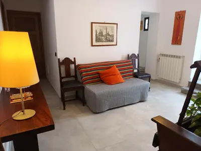 Area soggiorno di Casa Vacanze nel Cuore di Napoli