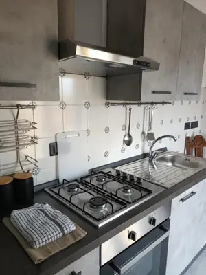 Cucina o angolo cottura di Casa Vacanze nel Cuore di Napoli