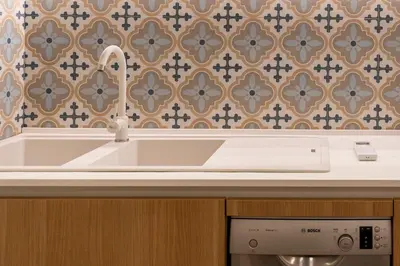 Cucina o angolo cottura di Via Concezione a Montecalvario 19