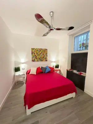 Letto o letti in una camera di Casa Carolina
