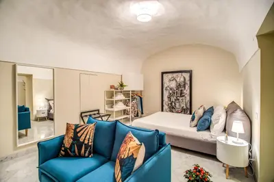 Area soggiorno di Pignatelli Loft