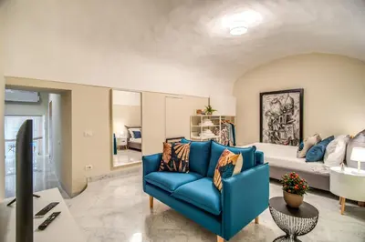 Area soggiorno di Pignatelli Loft