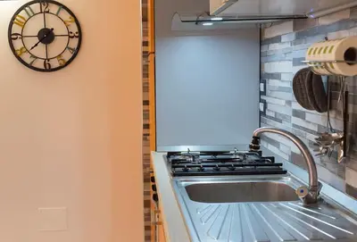 Cucina o angolo cottura di La Casetta sui Gradoni, nel cuore del centro