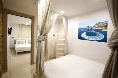Letto o letti in una camera di Appartamento Suarez Vomero