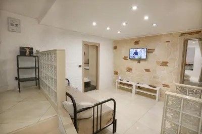 TV o dispositivi per l'intrattenimento presso Appartamento Suarez Vomero