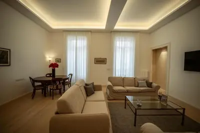 Area soggiorno di Luxury apartment in Naples