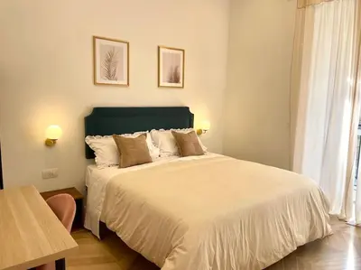 Letto o letti in una camera di La casa di Ary