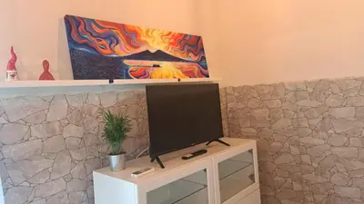 TV o dispositivi per l'intrattenimento presso Casa Mirtilla a Mergellina