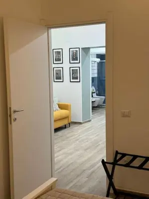 Area soggiorno di Federico II Apartment