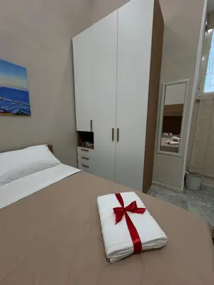 Letto o letti in una camera di B&B A da’ ziett
