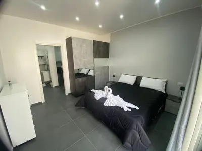 Letto o letti in una camera di La dimora del porto