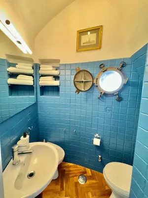 Bagno di ALMA de TemplarsF - stunning design home with sea view and Terrace