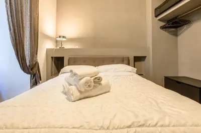 Letto o letti in una camera di San Raimo Flat