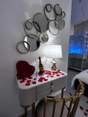 Letto o letti in una camera di Luxury Masaniello