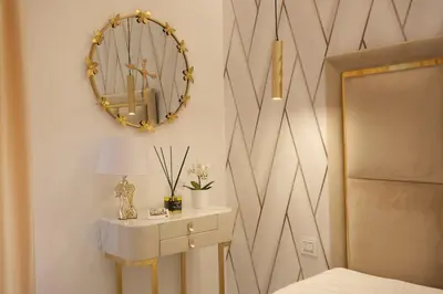 Letto o letti in una camera di Luxury Masaniello
