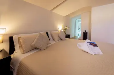 Letto o letti in una camera di B&B Palazzo Satriano