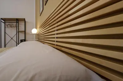 Letto o letti in una camera di Frankie sweet home