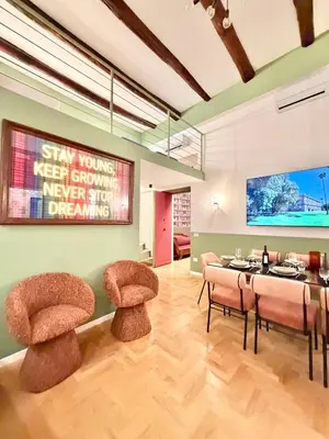 Area soggiorno di Alma de Chiaja - Luxury Design Home Plebiscito