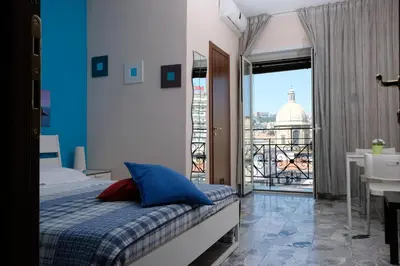 Letto o letti in una camera di Bed & Breakfast Il Golfo