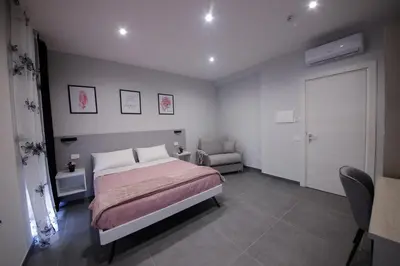 Letto o letti in una camera di Terra Mia Fonseca B&B