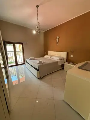Letto o letti in una camera di Ilary house