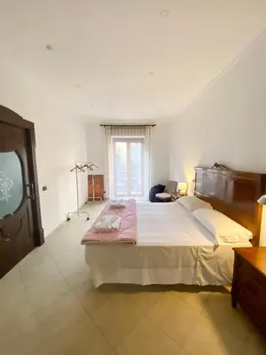 Letto o letti in una camera di Casa intera con terrazzo