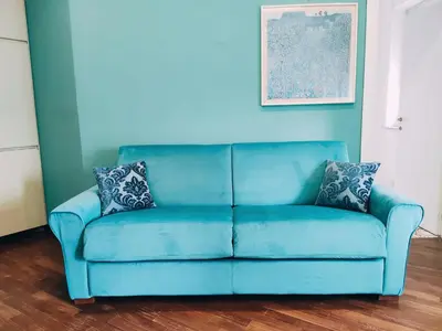 Area soggiorno di City Soul Apartment Blue