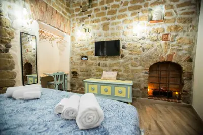 Letto o letti in una camera di The Cave
