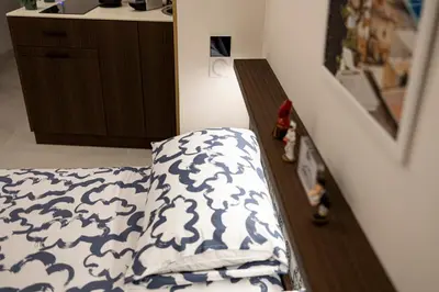 Letto o letti in una camera di Serenity