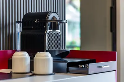 Set per la preparazione di tè e caffè presso MH SUITES Plebiscito